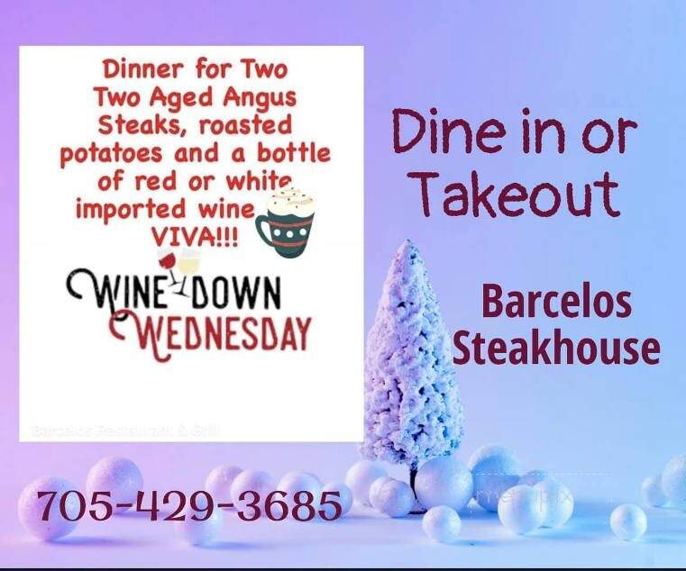 Barcelo's Restaurant & Grill - Wasaga Beach, ON menu_pic