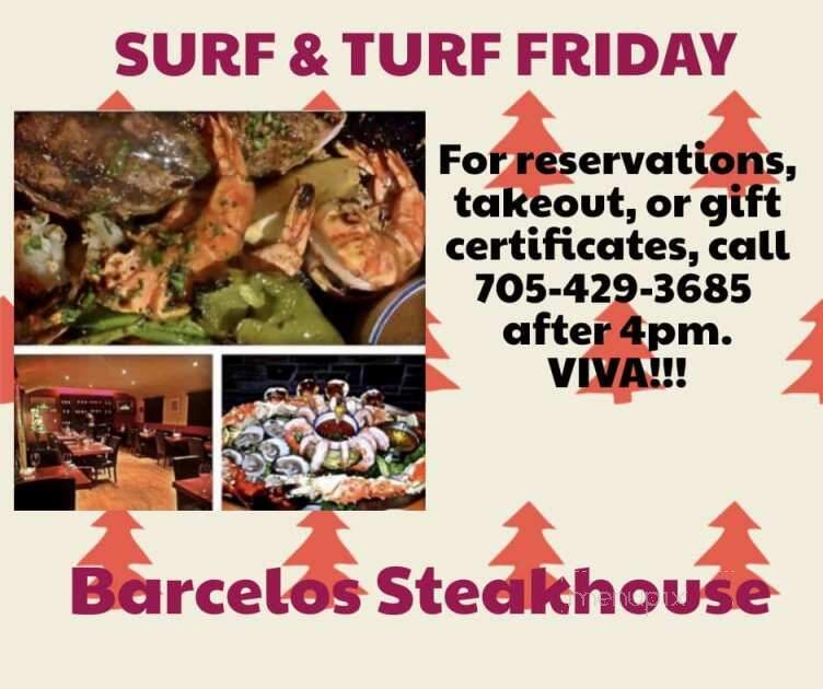 Barcelo's Restaurant & Grill - Wasaga Beach, ON menu_pic