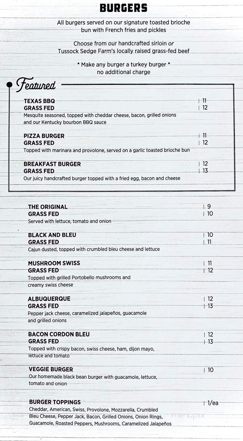 Hawkeye's Country Tavern - Perkasie, PA menu_pic