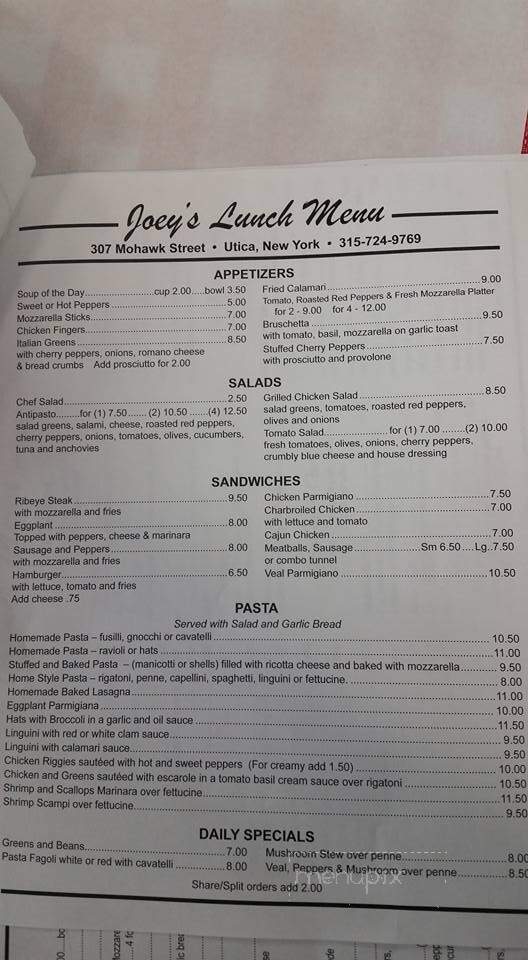 Joey's Restaurant - Utica, NY
