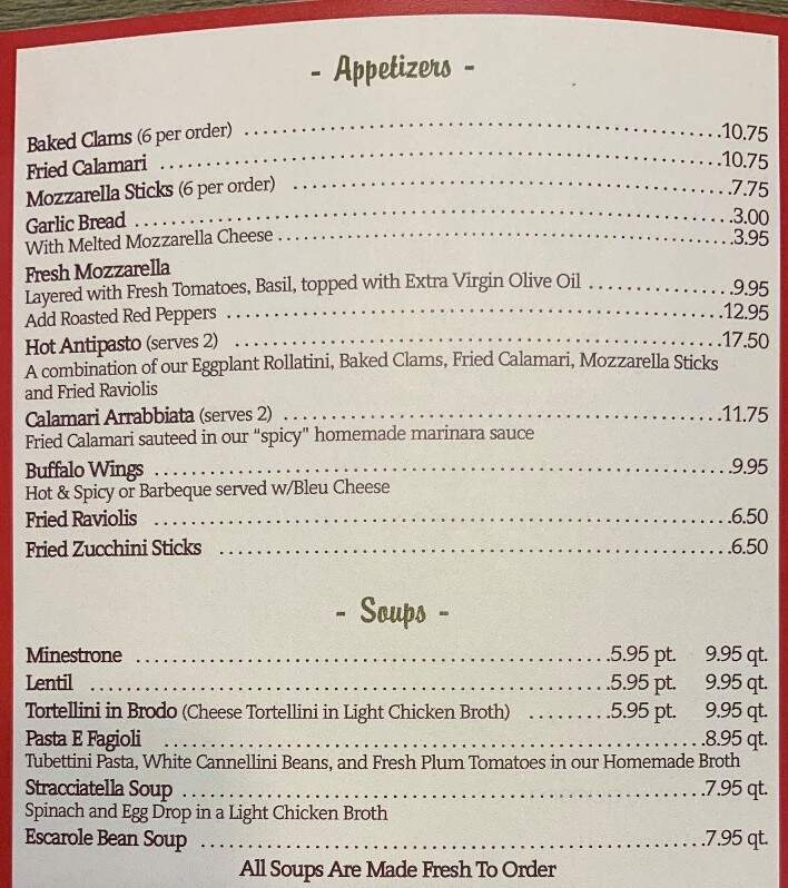 Romeo's Pizza - Franklin Square, NY menu_pic