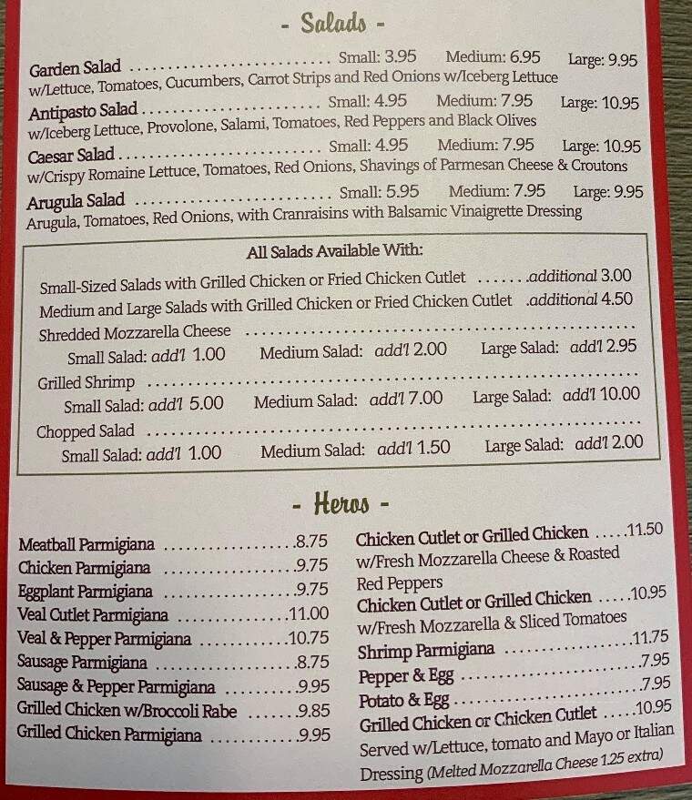 Romeo's Pizza - Franklin Square, NY menu_pic
