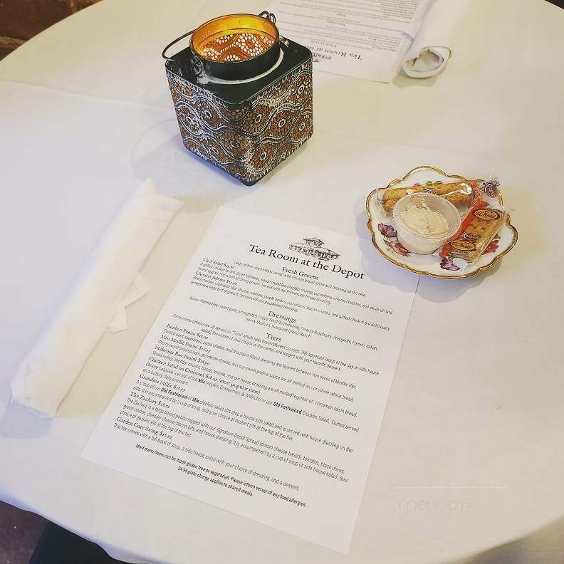 Tearoom At The Depot - Mackinaw, IL menu_pic