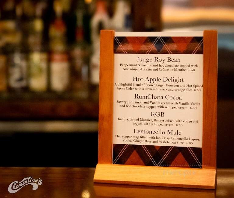 Clementine's Too - St Joseph, MI menu_pic