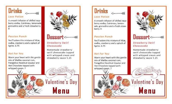 Clementine's Too - St Joseph, MI menu_pic