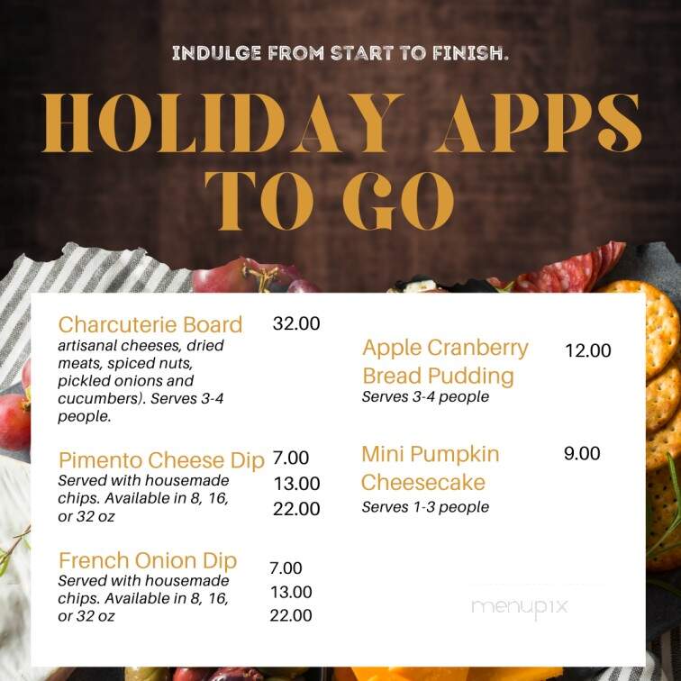 Paladin Woolen Mill - Clear Brook, VA menu_pic