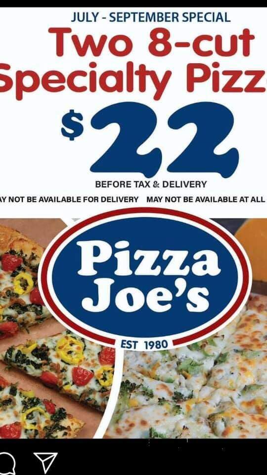 Pizza Joe's - Beaver Falls, PA menu_pic