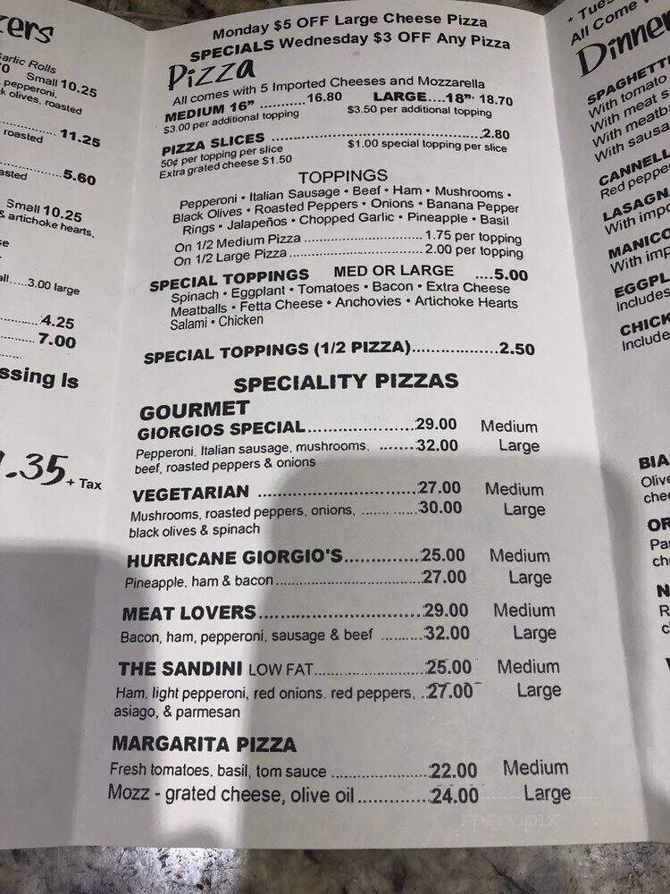 Giorgio's New York Pizzeria - Vero Beach, FL