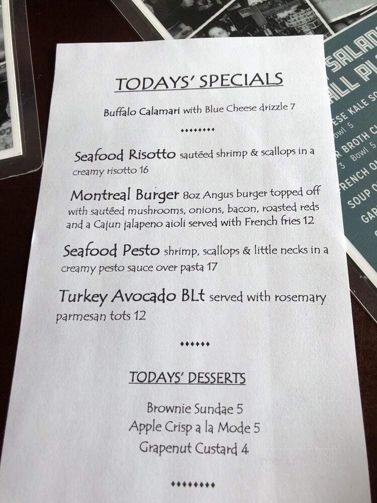 Rogers Spa & Restaurant - Somerset, MA menu_pic
