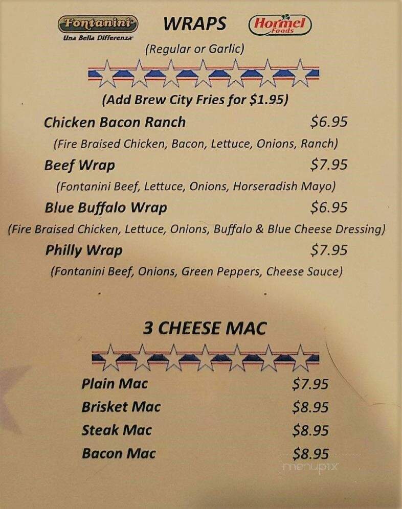Rustic Inn - Montello, WI menu_pic