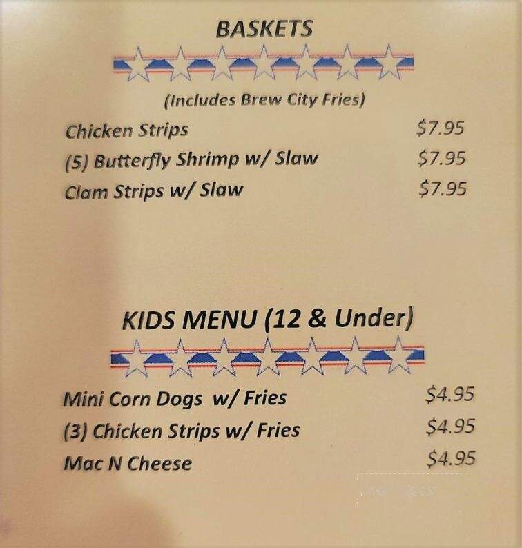 Rustic Inn - Montello, WI menu_pic
