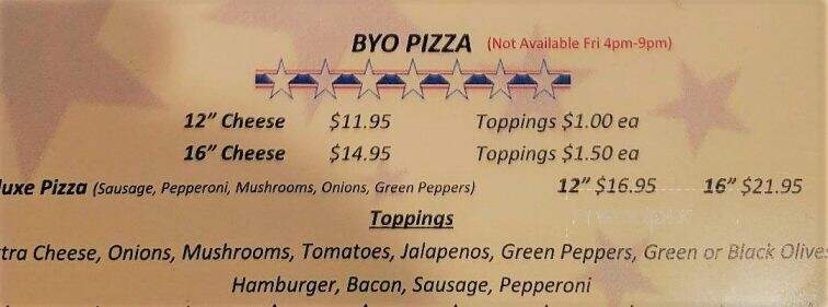 Rustic Inn - Montello, WI menu_pic