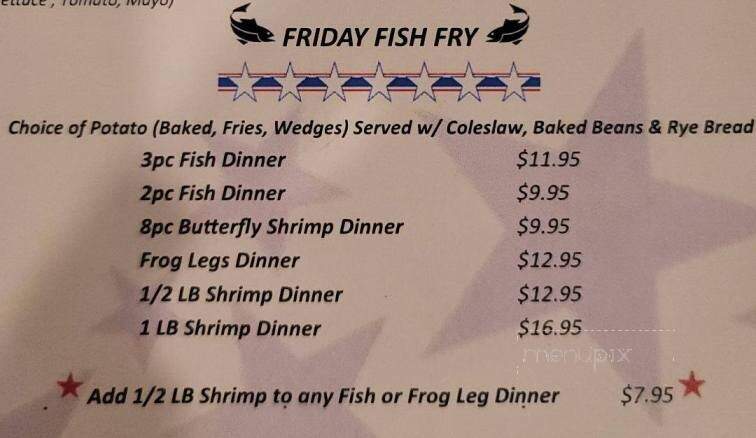 Rustic Inn - Montello, WI menu_pic