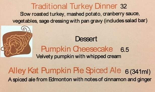 Smuggler's Inn - Calgary, AB menu_pic