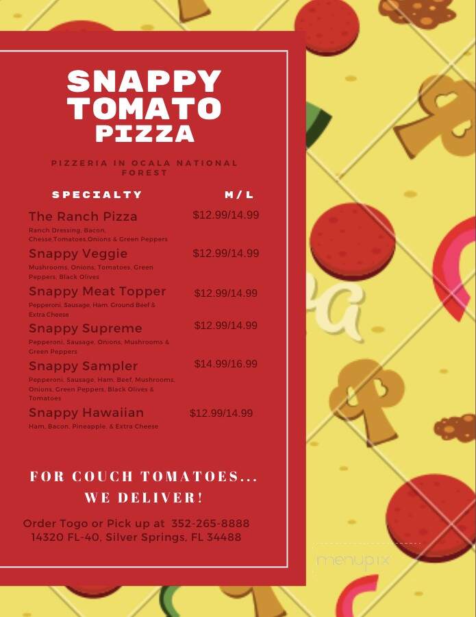 Snappy Tomato Pizza Co - Silver Springs, FL