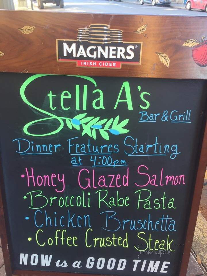 Stella A's Bar And Grill - Lock Haven, PA menu_pic