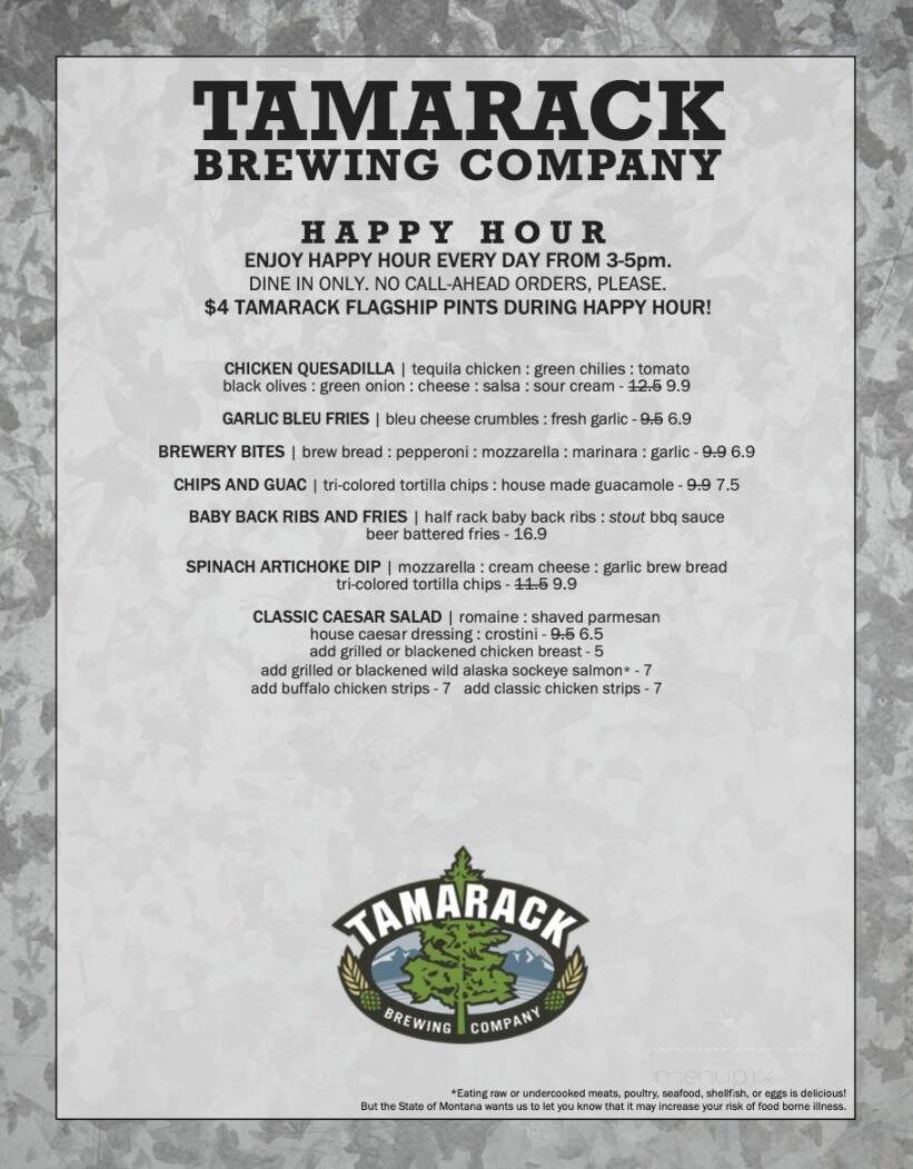 Tamarack Brewing Co. - Lakeside, MT