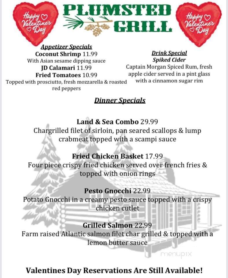 Plumsted Grill - Cream Ridge, NJ menu_pic