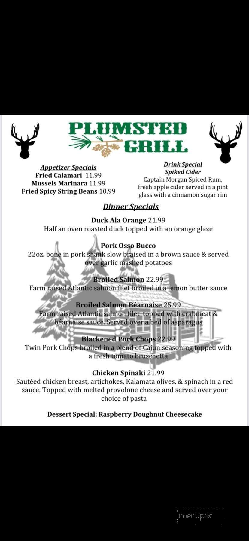 Plumsted Grill - Cream Ridge, NJ menu_pic