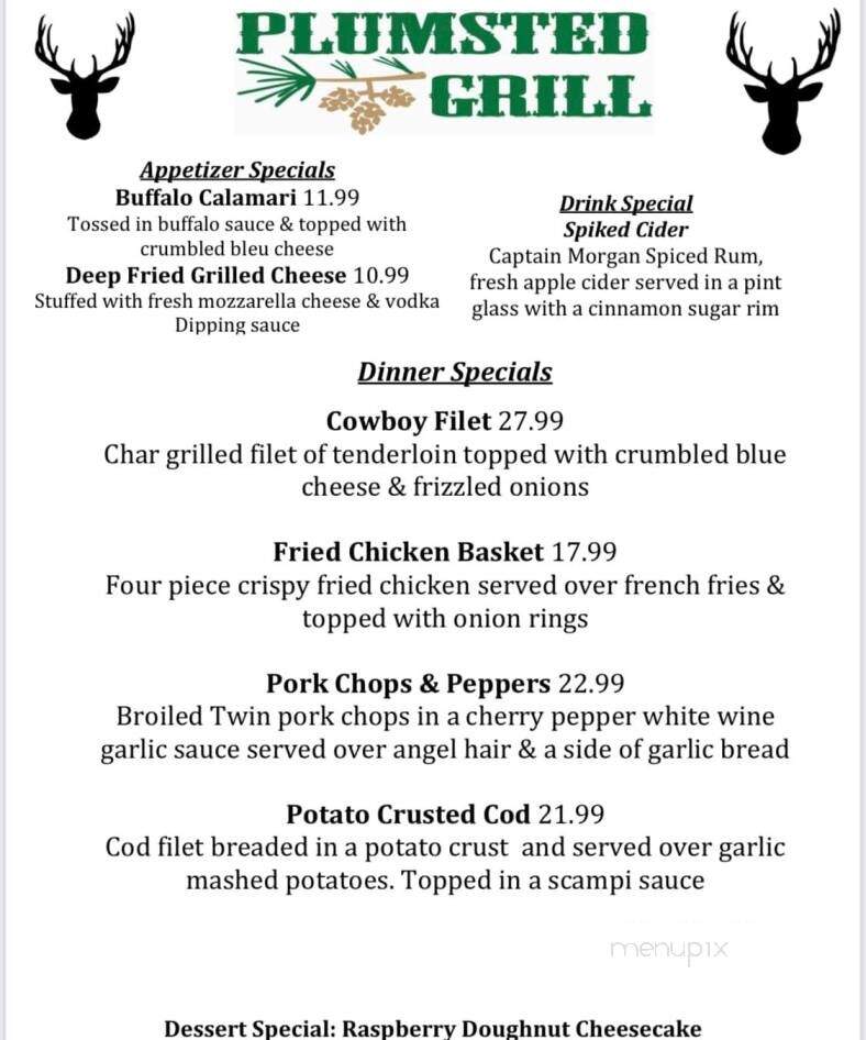 Plumsted Grill - Cream Ridge, NJ menu_pic