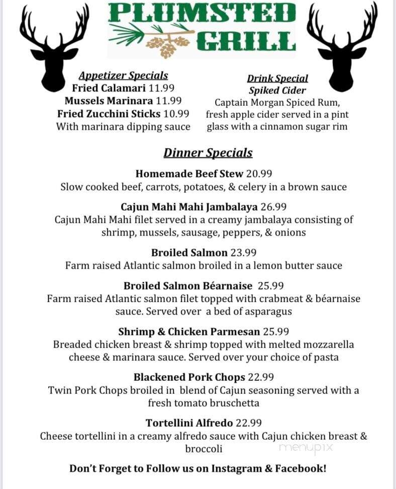 Plumsted Grill - Cream Ridge, NJ menu_pic