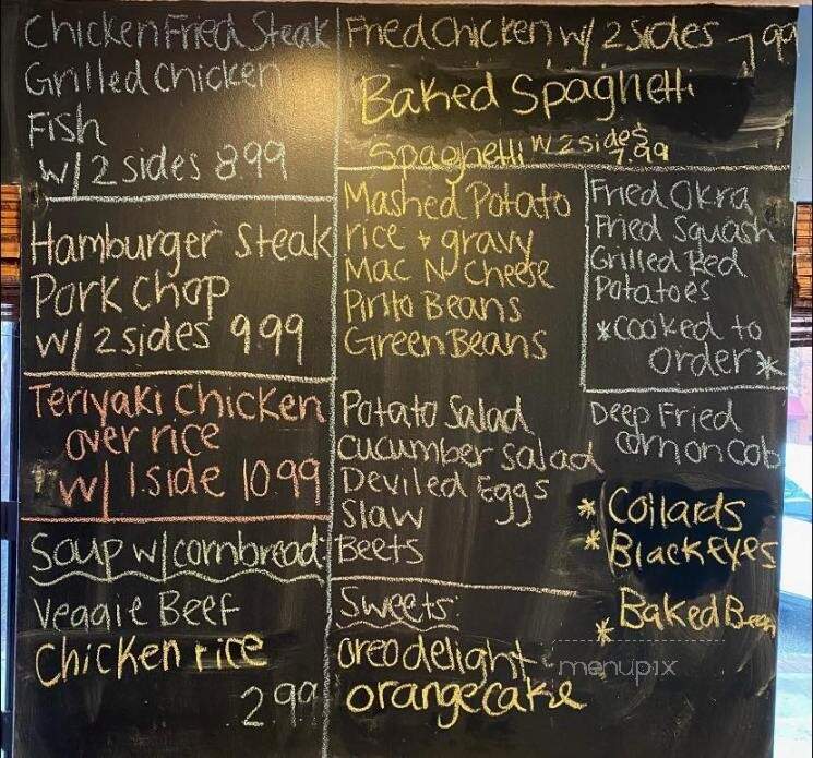 Victoria's Diner - Clover, SC menu_pic