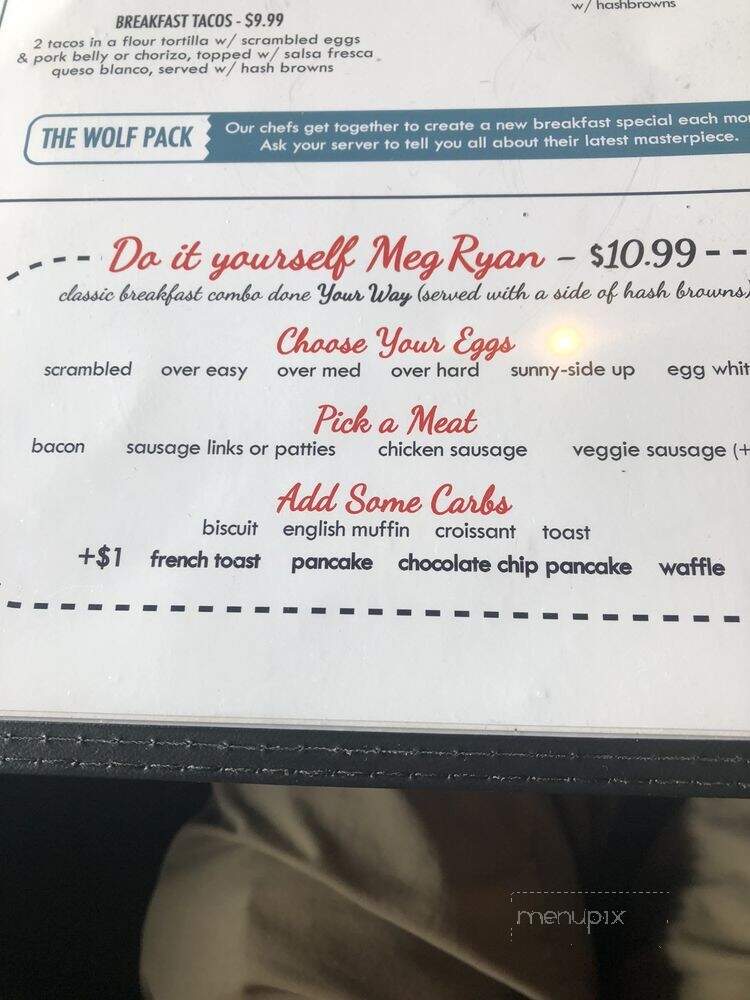 Shack Breakfast & Lunch - Lee's Summit, MO menu_pic