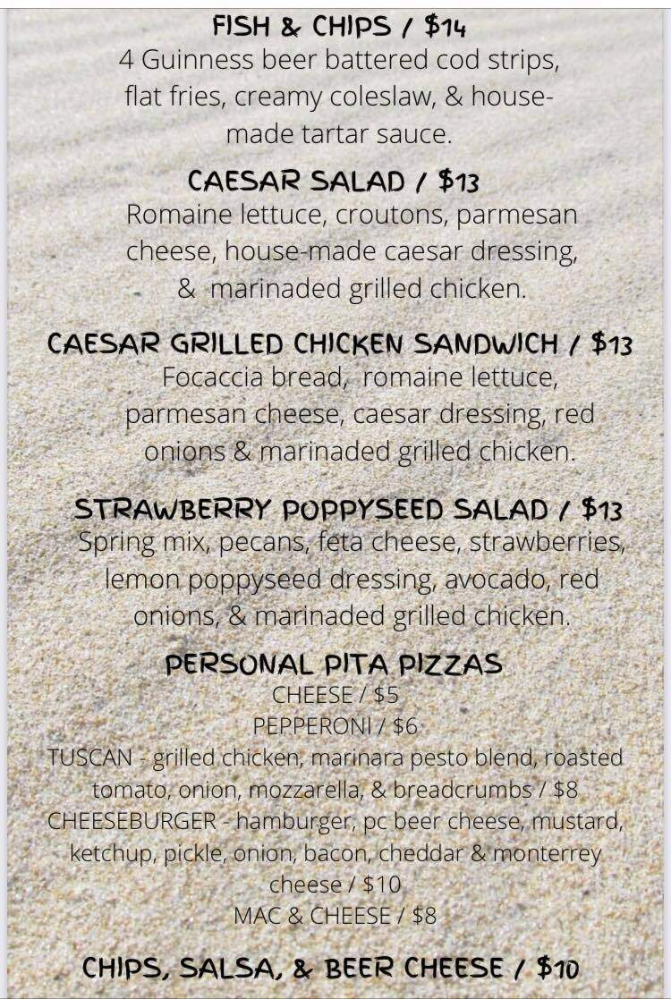 Pour Choices - Grimes, IA menu_pic