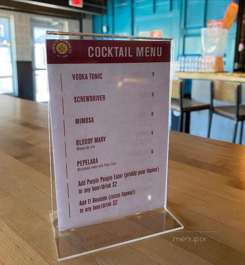 Tin Can Alley - Albuquerque, NM menu_pic