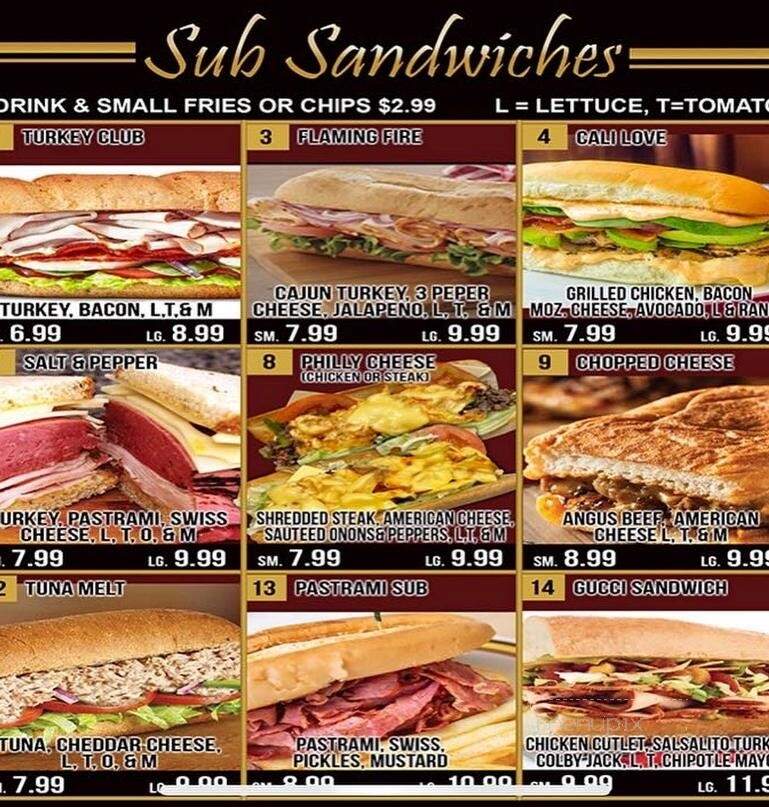 NYC Sub's & Grill - Tehachapi, CA menu_pic