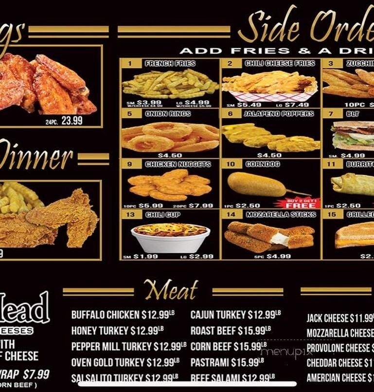 NYC Sub's & Grill - Tehachapi, CA menu_pic