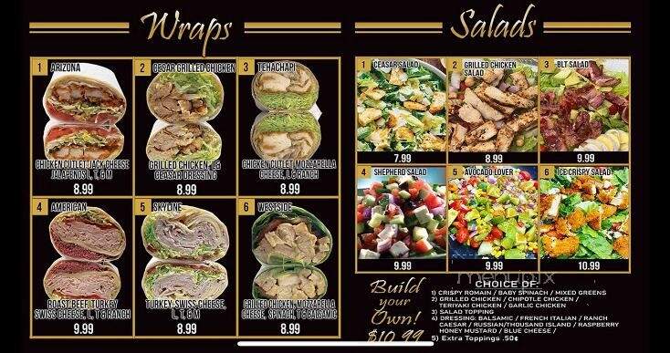 NYC Sub's & Grill - Tehachapi, CA menu_pic