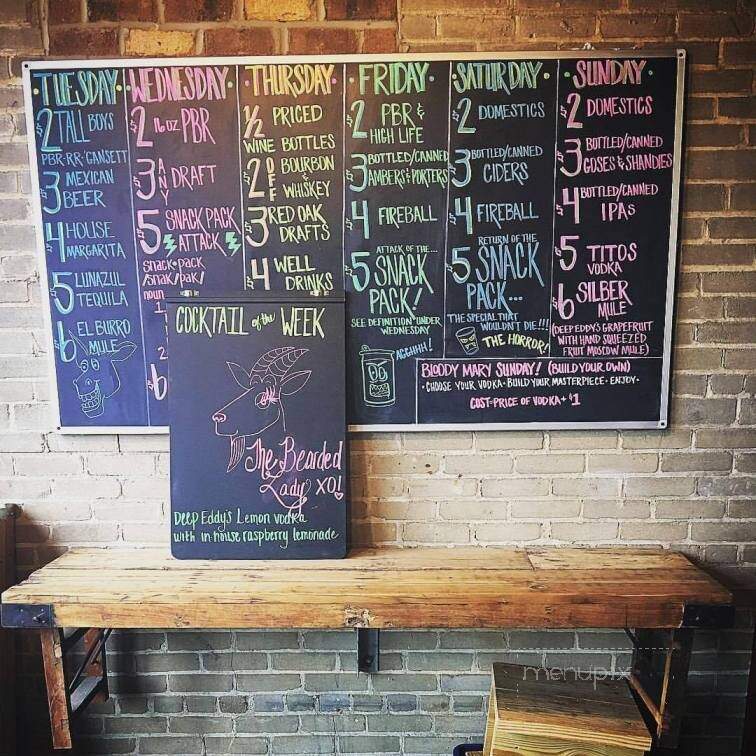 The Bearded Goat - Greensboro, NC menu_pic