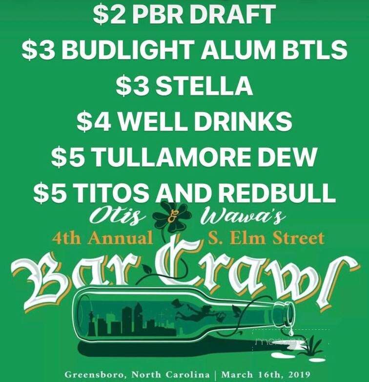 The Bearded Goat - Greensboro, NC menu_pic
