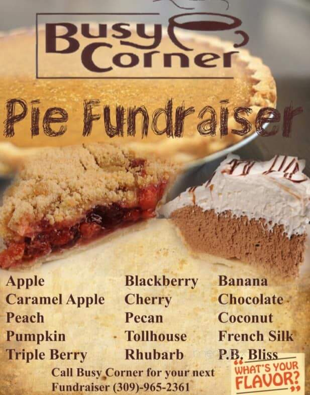 Busy Corner - Goodfield, IL menu_pic