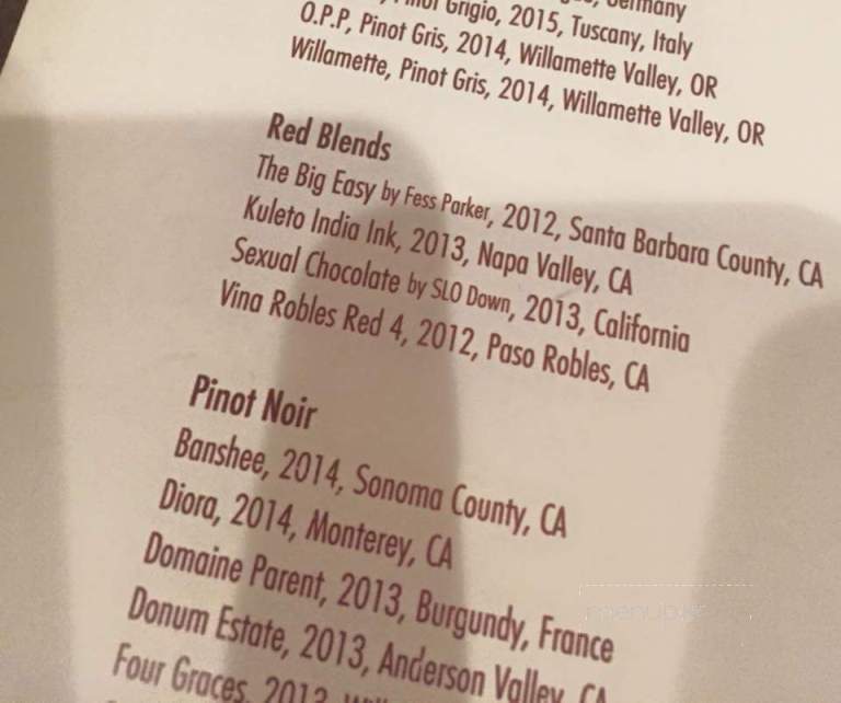 Arlecchino Ristorante - McMurray, PA menu_pic