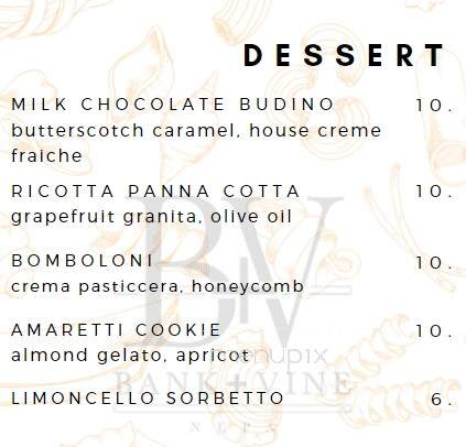 Bank + Vine - Wilkes-Barre, PA menu_pic