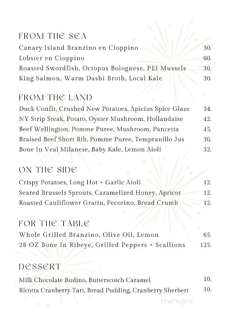 Bank + Vine - Wilkes-Barre, PA menu_pic