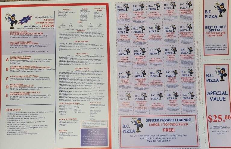 BC Pizza - Lakeview, MI menu_pic