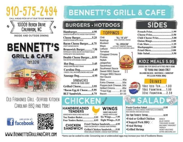 Bennett's Grill and Cafe - Calabash, NC