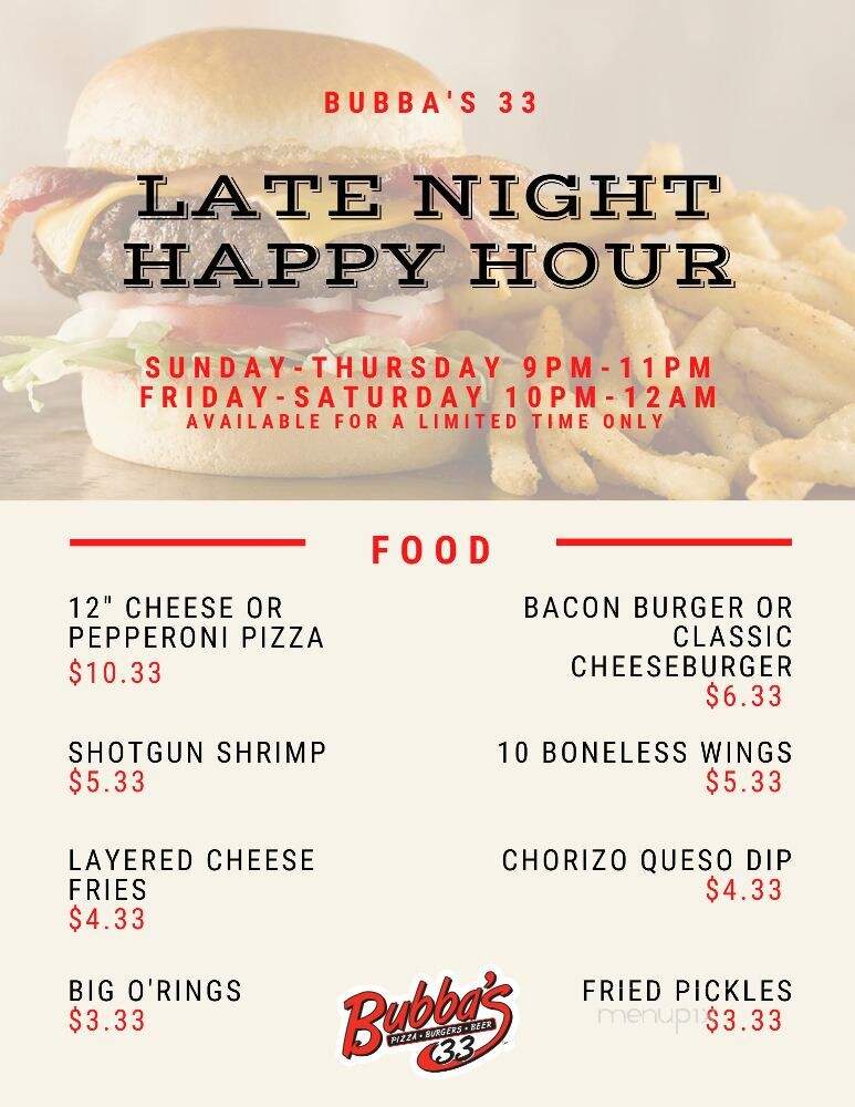 Bubba's 33 Coupon Code 2025 Gabey Shelia