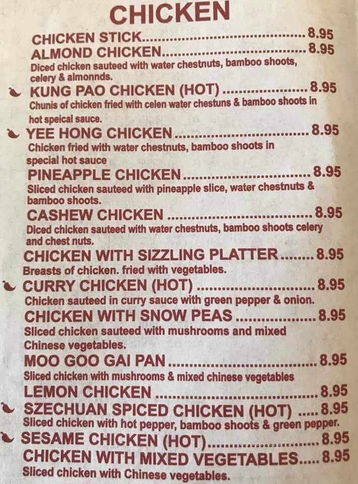 Canton Cafe - Grants, NM menu_pic