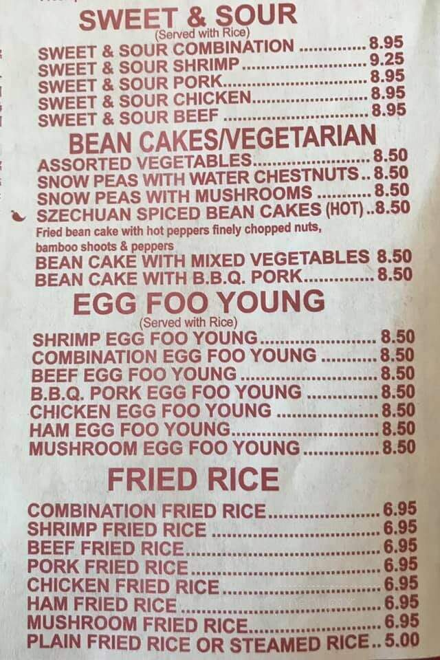 Canton Cafe - Grants, NM menu_pic