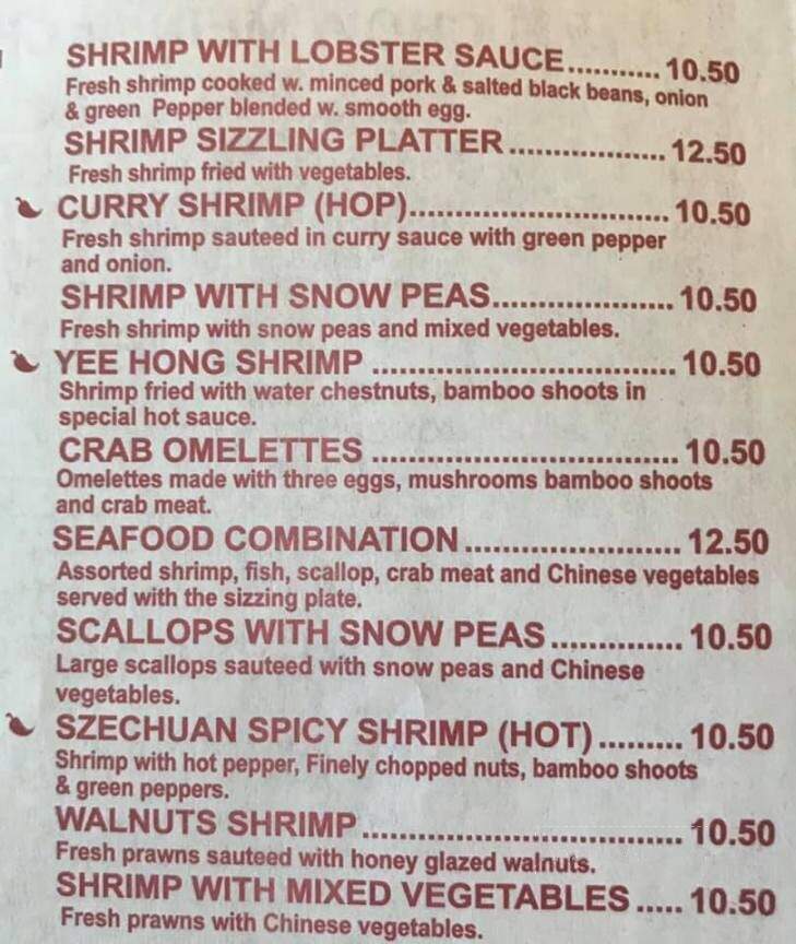 Canton Cafe - Grants, NM menu_pic