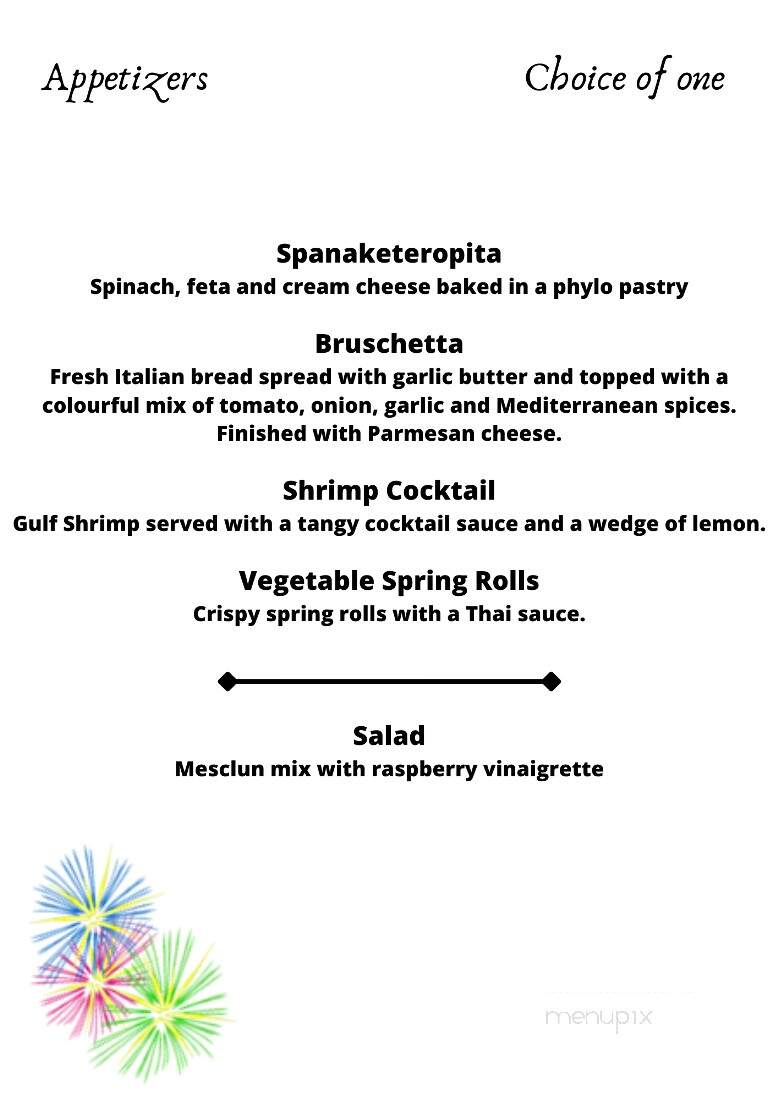 Casa Bella On The Thames - Chatham, ON menu_pic