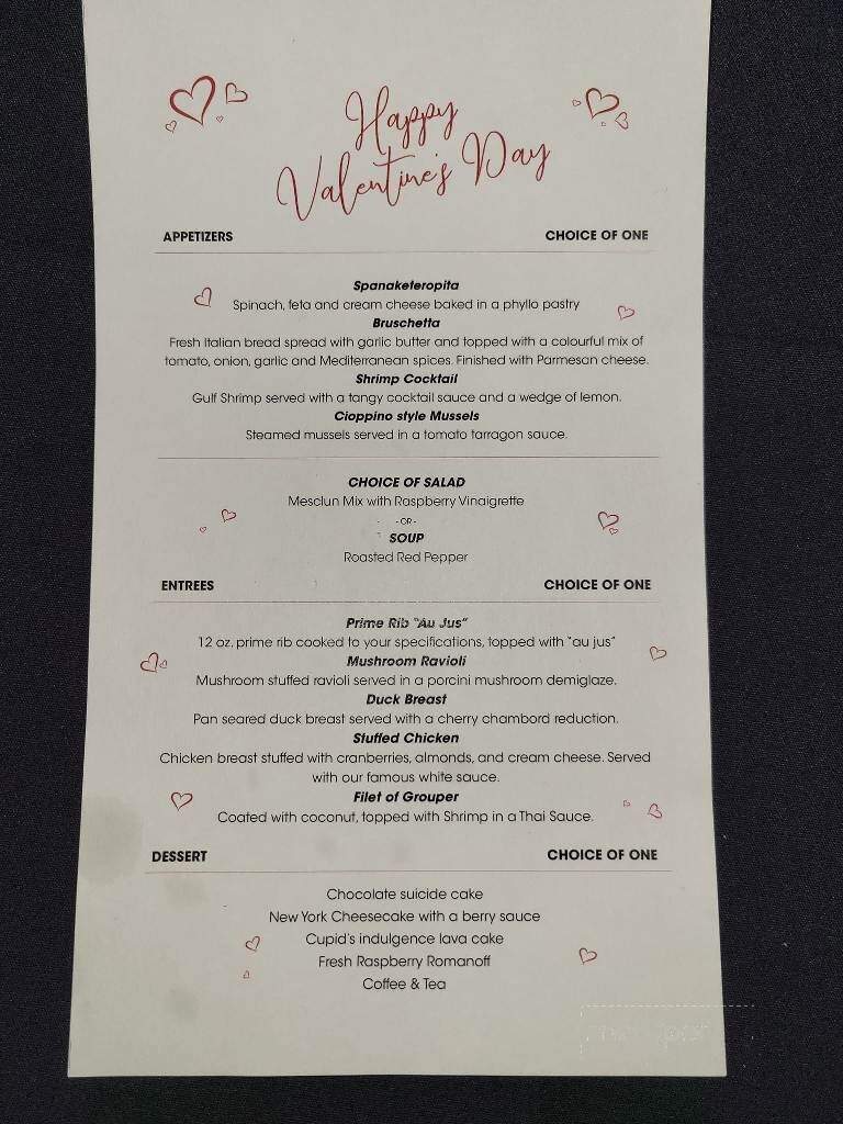 Casa Bella On The Thames - Chatham, ON menu_pic