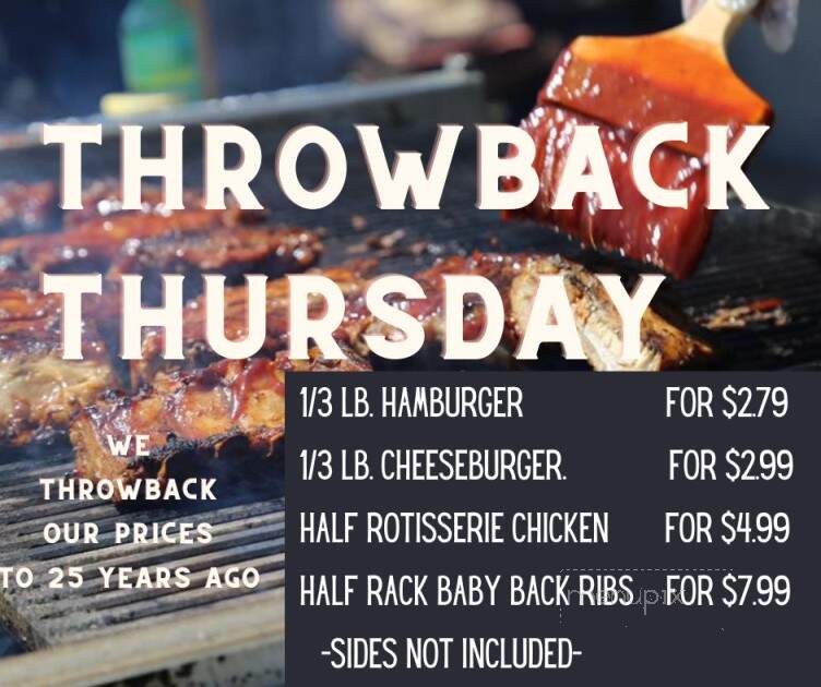 The Charcoal Grill and Rotisserie - West Bend, WI menu_pic