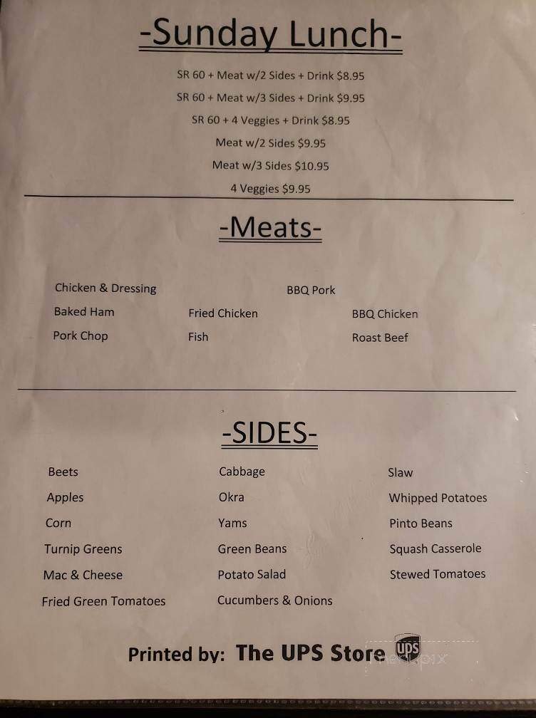 Dalton's Grill - Nashville, TN menu_pic