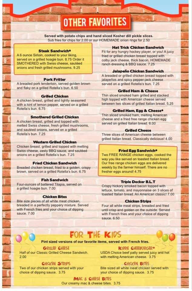Dinkers Bar - Omaha, NE menu_pic