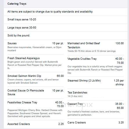 Feastivities Gourmet To Go - Fort Worth, TX menu_pic